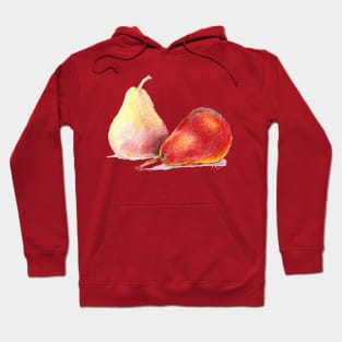 Pears, Color pencil Hoodie